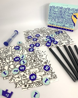 桌遊這樣玩：同畫不同畫，一起挑戰細節觀察與創意思考